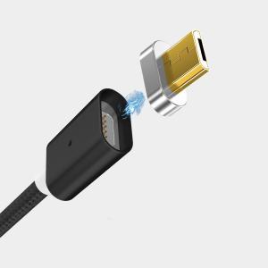 1M Nylon braided 3 in 1 Magnetic cable for Apple, type-c, Android magnet