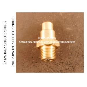 Cheap DN6 Spring Loaded Vent Valve with Thread M13 Connection Compliant with CB/T3778-1999 Standard for sale