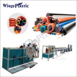 Plastic HDPE PE Cable Micropipe Bundle 7 Hole Casing Pipe Extrusion Machines