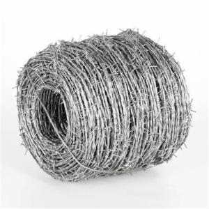 Supplier High Strength 2mm & 2.5mm Barbed Wire Roll Galvanized Barbed Wire for