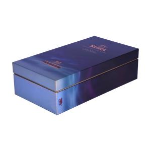Customized Glossy Colorful Wine Gift Box with UV Protection and High Environment