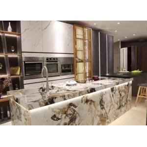 3m Haffle Red Modular Kitchen Cabinet Free Standing Island Cuisine Dangle