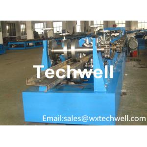 CE 20 M / Min C Z Purlin Roll Forming Machine With Auto Punching / Cutting