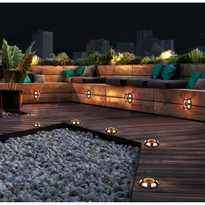 IP68 Waterproof Solar Powered Constant Bright Multiple Lighting Solar Dock Light