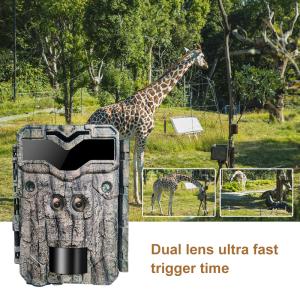 KW698A hunting trail camera dual-lens 2-sensors scouting camera 4K game camera