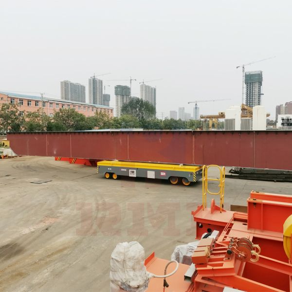 Quality Steel Plant Material Transfer Trolley 50 Tons Steerable Electric Remote Control wholesale