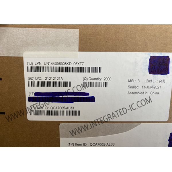 Quality QCA7005-AL33 IoT Chip Automotive Powerline Communication IC QFN68 HPGP Single Chip wholesale
