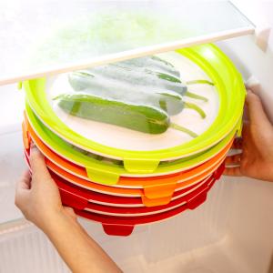 OEM Size PP Round Stackable Creative Food Preservation Tray
