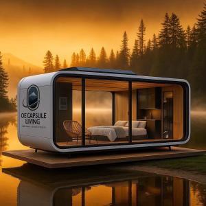 Modular 7 Luxury Prefab Steel Smart Tiny Space Capsule Home Prefabricated