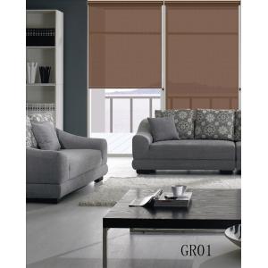 Waterproof Spring System Blackout Roller Blinds For Office Home Windows Custom