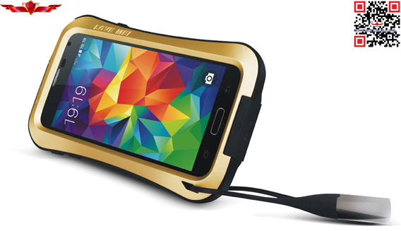 Genuine Aluminum Dirtproof/Shockproof/Waterproof Case For Samsung Galaxy S5 Gift Box Yes