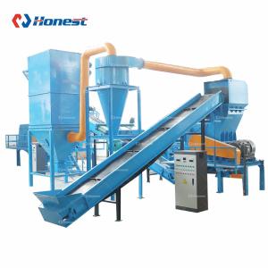 Air Conditioner Case Recycling Equipment Steel Scrap Crusher with Magnetic