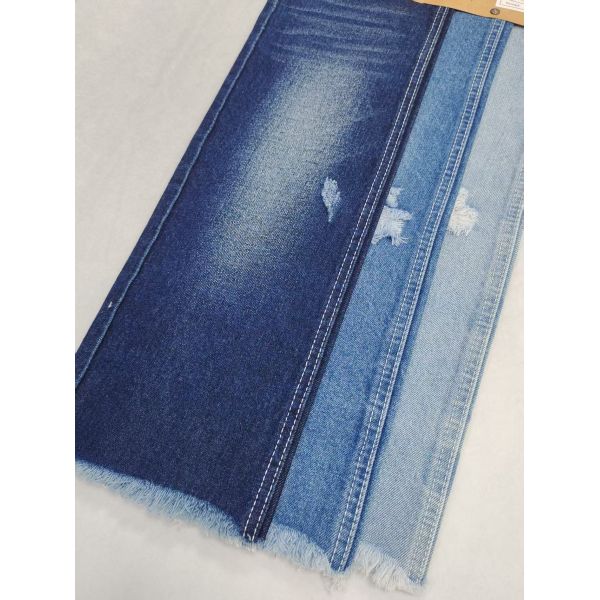 Quality 12.9oz Cotton Polyester Rayon Denim Fabric  Width 180cm Stretch-Free For Jeans wholesale