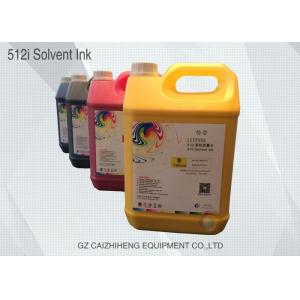 Vivid CMYK Solvent Printing Ink Konica KM 512i 30 PL No Clogged Nozzles