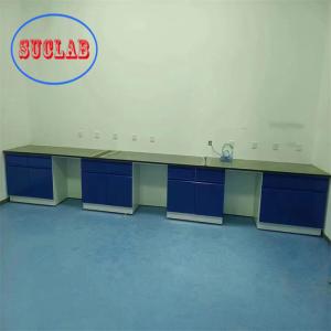 China Custom Chemistry Lab Bench - Adjustable Glass Shelf and Insertion Aluminum Alloy Handle on sale