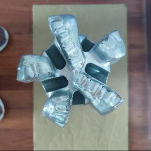 Borehole Rock Drilling 165mm PDC Drill Bit With Fixed PDC Cutters And Hard