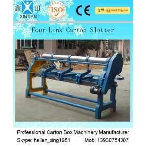 Four Link Printing Slotting Automatic Corrugated Carton Box Stapler Machine