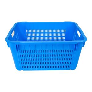 Mesh Ventilated Plastic Basket for Convenient Nesting and Eco-Friendly Moving