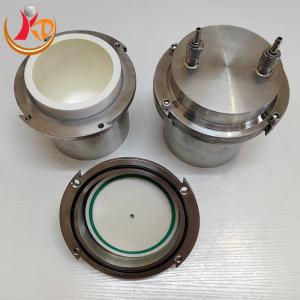 Customized Zirconia  Vacuum jar with Stainless Steel Casting