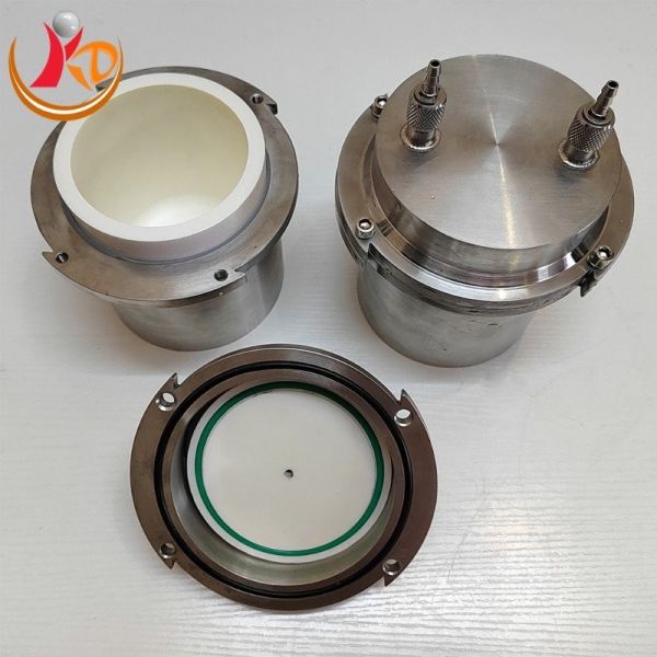 Quality Customized Zirconia  Vacuum jar with Stainless Steel Casting wholesale