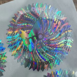 China Laser Anti Counterfeiting Label with Laser-Secured Authentication Peel and Stick Normal Adhesive for Secure Product Protection on sale