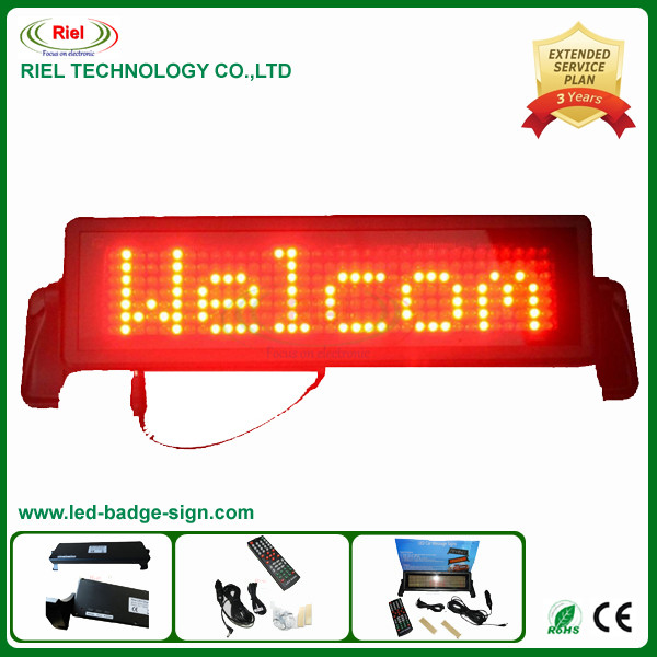 12 Volot,LED Message scrolling car display,Russian and English,Come with Remote