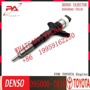Diesel fuel Common Rail Injector Assembly 23670-30120 095000-7810 For Toyota