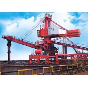 Mobile Rubber Tyred Port Gantry Crane , Continuous Ship Unloader Rail Mounted