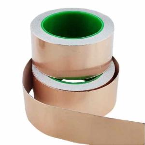 China Wholesale 0.03mm Thick Soldering Converting Copper Foil Masking Tape on sale