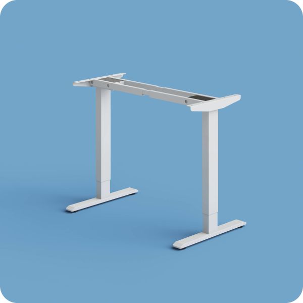 Quality 100KG Load Office Standing Desk Frame Dual Motor 2 Reversed Legs With 2 Stages wholesale