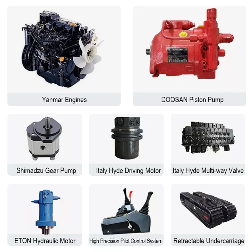 Used Kato HD820R Mini Excavator 8 Ton Capacity Full Service CE ISO Landscaping Utility