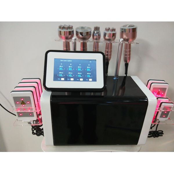 Multifunction RF Cavitation Slimming Machine , 6 In 1 Cavitation Machine