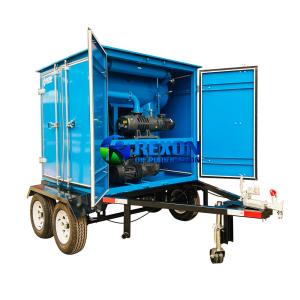 Mobile Trailer Type Transformer Oil Filtration Plant for Transformer Oil