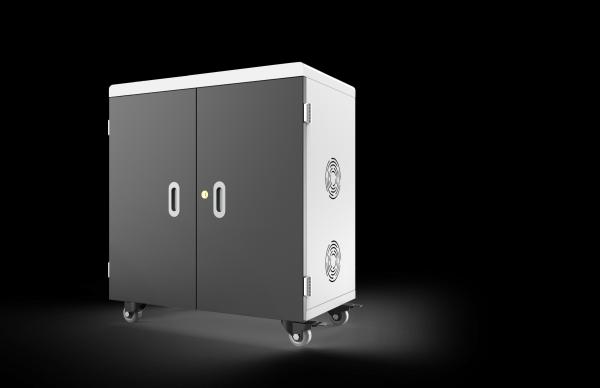 Tablet Charging Trolley with 5V 2A Output 100-250V Input and Cooling Fans USB