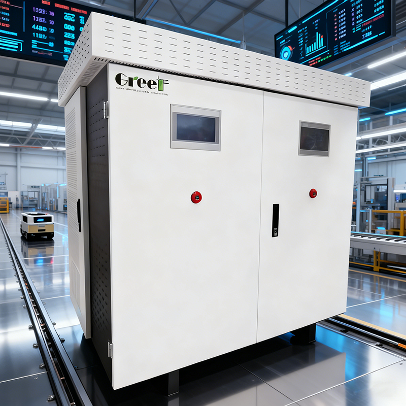 On Grid Controller with 350-450Vdc Battery Voltage Range LCD SMART Touch Screen and 100kW Rated Power for Smart Home Automation