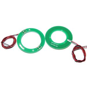Cheap 2 Circuits Separate Pancake Slip Ring Routing 5A Current for sale