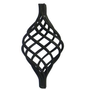 Easy To Weld Ornamental Iron Parts Forged Wrought Iron Baskets / Bird Nest