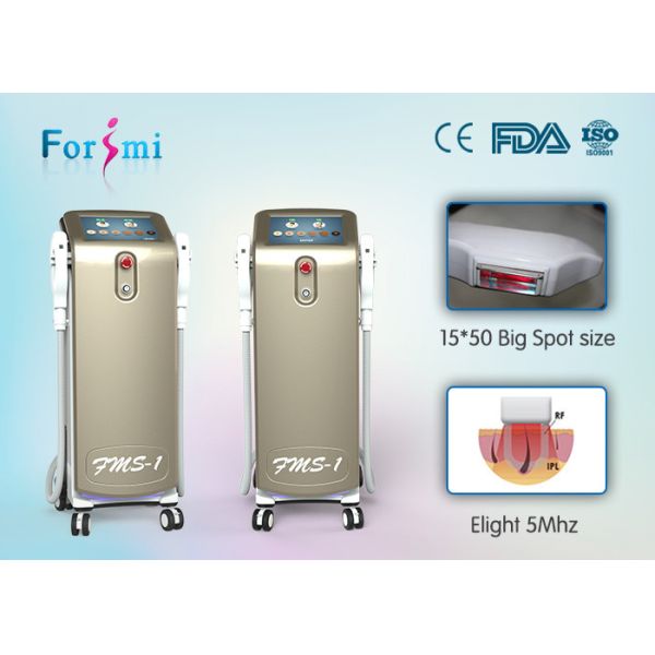 IPL/Elight mode 10~60J/cm2, SHR mode 1~15J/cm2 IPL SHR Elight 3 In 1 FMS-1 ipl