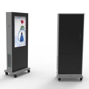 65 Inch Digital Kiosks Touch Screen , Floor Standing LCD Advertising Display