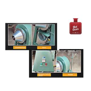 Laboratory XMQ350 * 160 Conical Ball Mill for Sample Grinding with 4kg Capacity and 200 Mesh Output Particle Size at 380V-50Hz