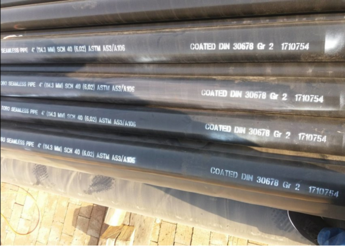 3PP 3PE 3LPE 4.78mm Thickness Fusion Bonded Epoxy Coated Steel Pipe