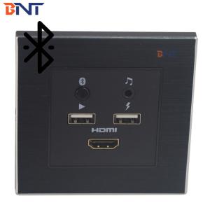 hotel room Audio Video system USB charger Media hub Socket Plate with blue tooth