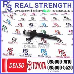 China Diesel fuel Common Rail Injector Assembly 23670-30120 095000-7810 For Toyota Dyna on sale