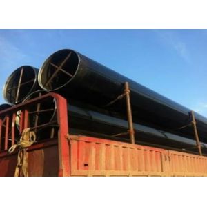 Corrosion Resistant LSAW Steel Pipe with Black Paint Coating and Bevel Ends for