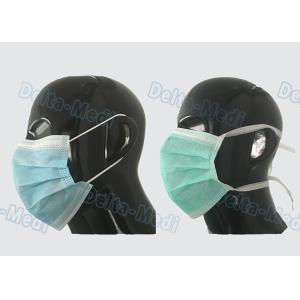 Tie On / Ear Loop Disposable Face Mask 99 Bfe With Adjustable Nose Bridge Clamp