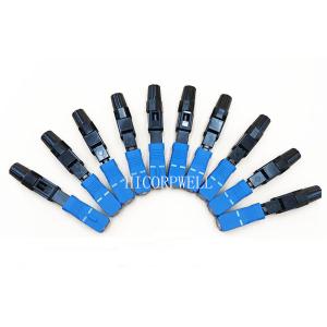 FTTH Drop Cable Fiber Fast Connector Gpon Epon Tensile Strengh >30N