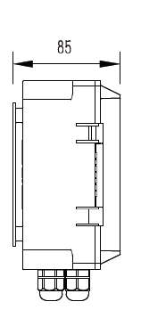 Wall Mount Inline Carbon Steel Ultrasonic Flow Meter For DN15mm - DN6000mm Pipe