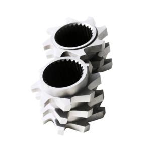 Twin Screw Extruder Shaft Barrel Twin Screw Extruder Elements Corrosion