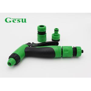 Cheap Plastic Body Garden Water Gun Set / Adjustable Spray Nozzle Set Alkali Proof for sale