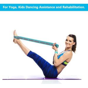 Stretch Strap, Elastic Yoga Stretching Strap, Multi-Loop Physical Therapy,